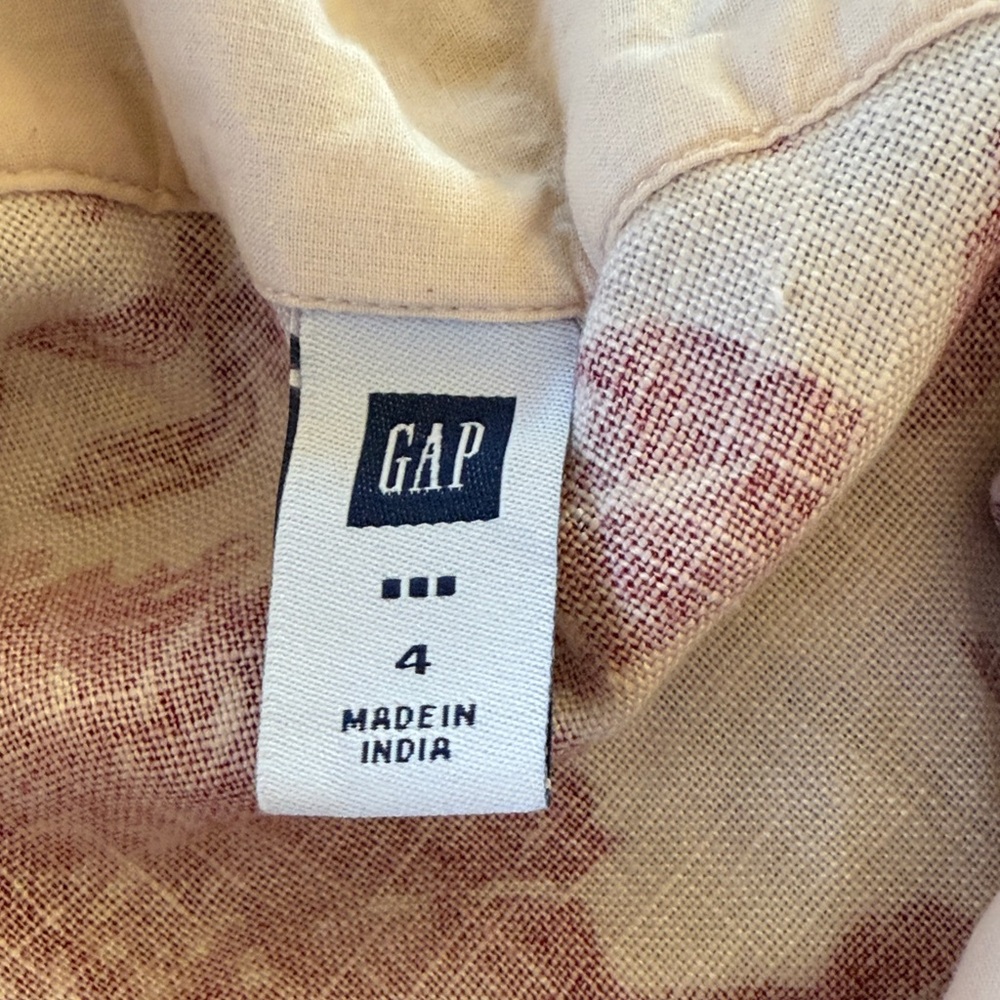 GAP Red and White A-Line Skirt - Picture 2 of 6